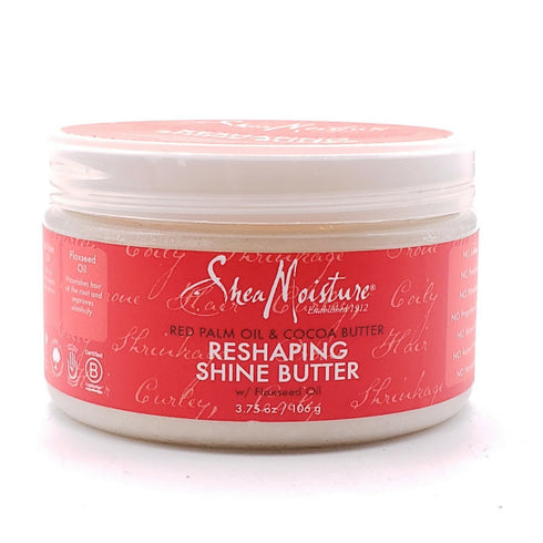 Shea Moisture Red Palm Oil & Cocoa Butter Reshaping Shine Butter 3.75oz Lot of 2